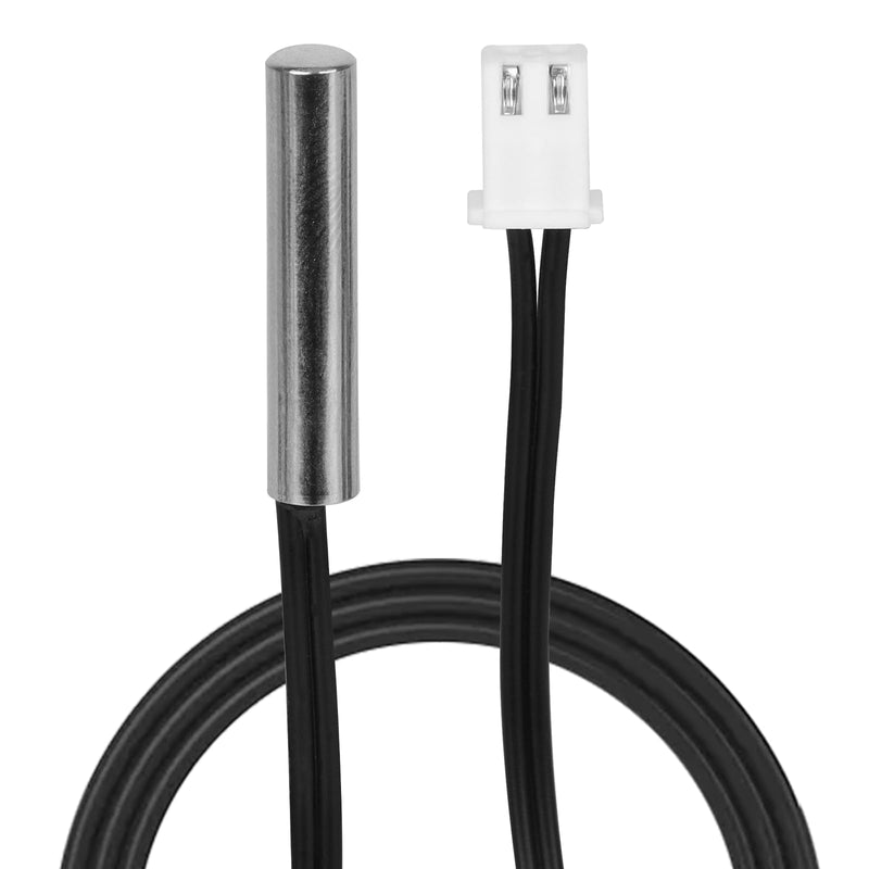 [Australia - AusPower] - 10K B3950 Temperature Sensor Probe 6Pcs 1 Meter Waterproof Temp Sensor Probe Stainless Steel NTC Temp Sensor Probe, Digital Temperature Transmitter Extension Cable with JST XH2.54mm Interface 