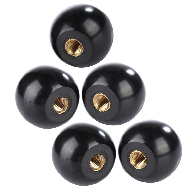 [Australia - AusPower] - 5pcs Round Lever Knob Ball Lever Knob M8 Machine Handles and Knobs Machine Tool Replacement M8*32, NOENNULLgrshafdx45 