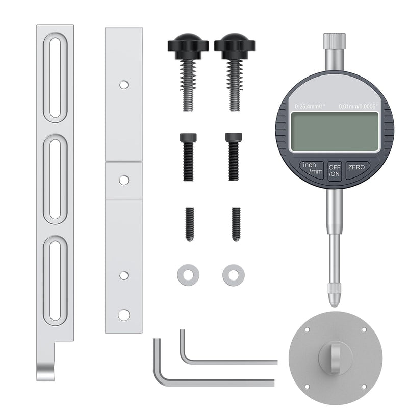 HDLNKAK Table Saw Digital Dial Indicator Gauge, for Aligning and Calibrating Work Shop Machinery Like Table Saws, Band Saws and Drill Presses
