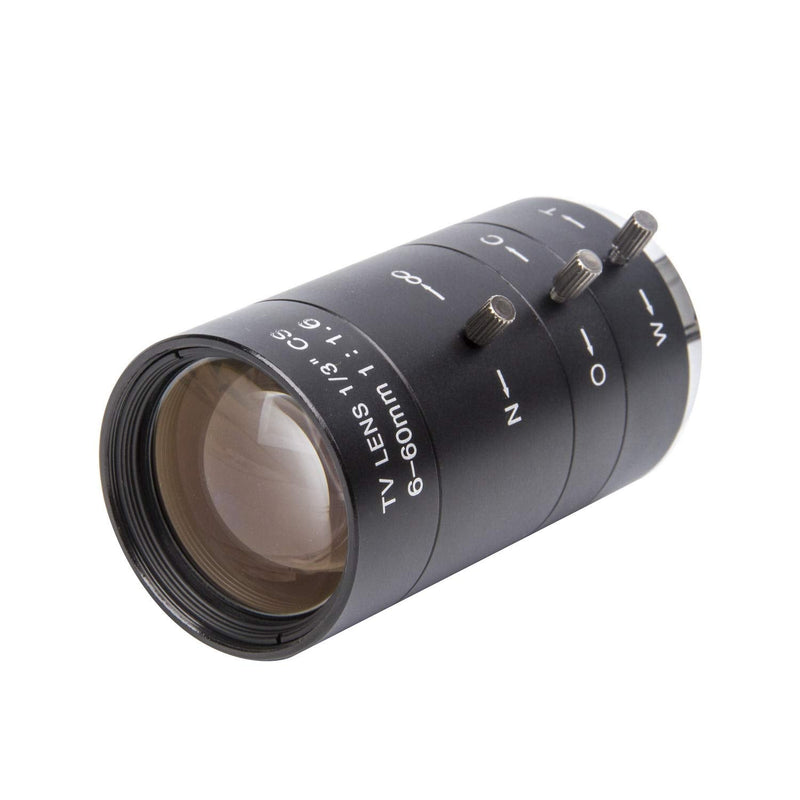 [Australia - AusPower] - 6-60mm 1/3" CS Lens CCTV Lens IR F1.6 Manual Zoom Manual Iris for CCTV CCD Camera 6-60mm 