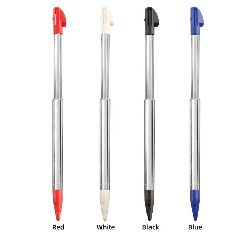 [Australia - AusPower] - 3DS XL Stylus Pen, Metal Retractable Replacement Stylus Compatible with Nintendo 3DS XL, 4in1 Combo Touch Styli Pen Set Multi Color for 3DS XL 