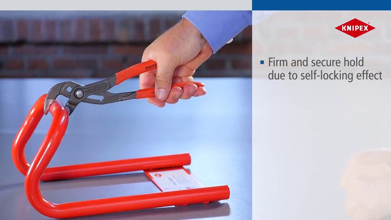Two-piece Knipex Cobra slip-joint pliers set, model 00 31 20 V01 US, shown against a plain background