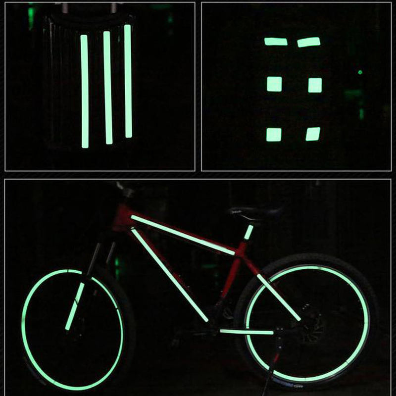 Glow in The Dark Tape, 0.4 inch × 16.5 FT Luminous Fluorescent Photoluminescent Tape Stickers for Dog Ramp, Bright Long-Lasting Night Decorations Home Marking