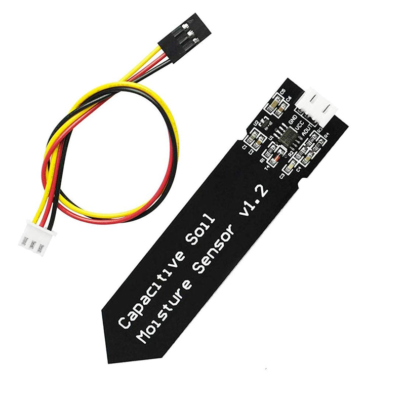 [Australia - AusPower] - HiLetgo 5pcs Capacitive Soil Moisture Sensor Module Wide Voltage 3.3~5.5V With Cable Wire for Arduino 