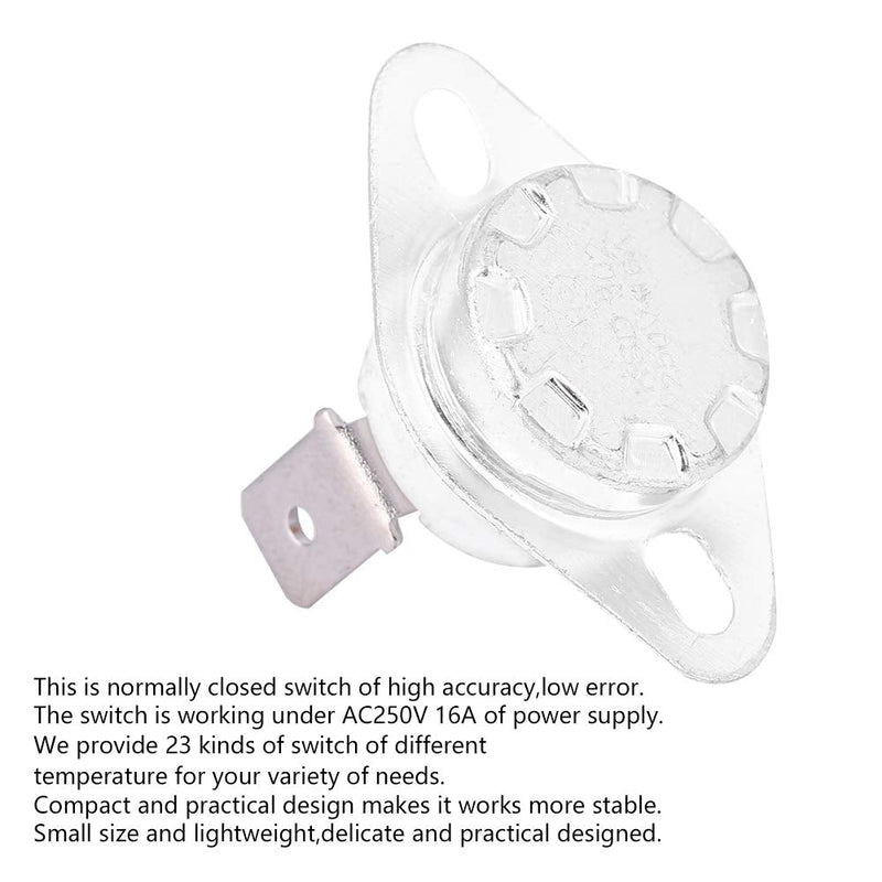 [Australia - AusPower] - Thermostat Switch KSD302 Temperature Control Switch Thermostat 250V 16A Normally Closed for Home Industrial Use (50) 50℃ 