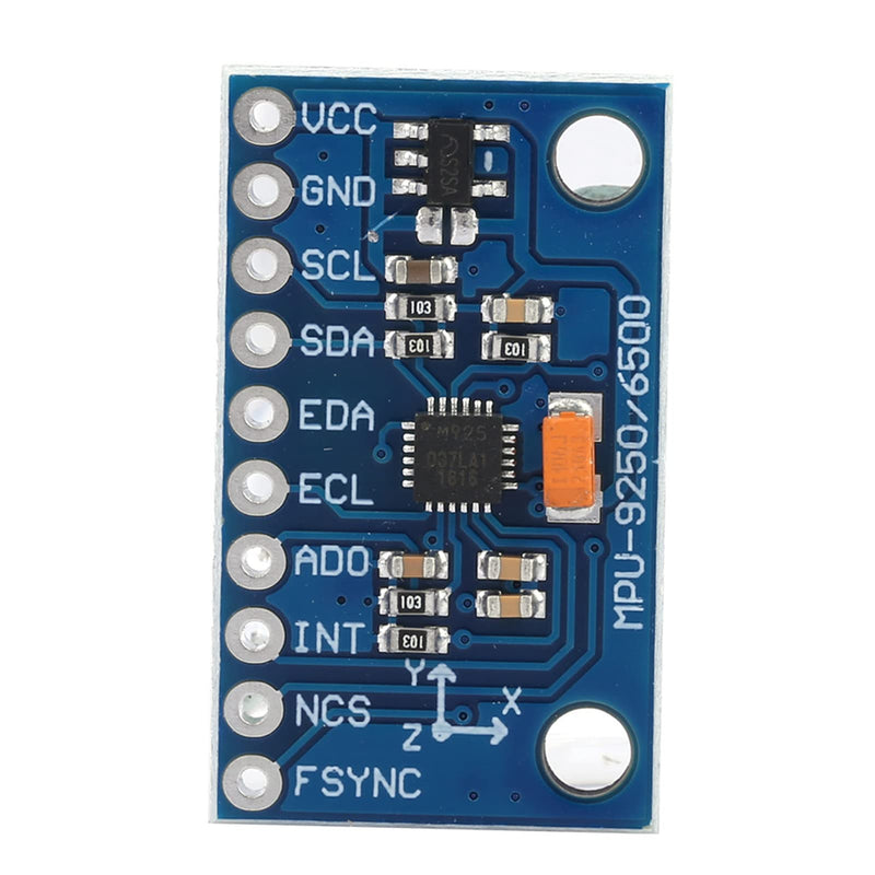 [Australia - AusPower] - MPU-9250 GY-9250 9-axis 16-bit gyro acceleration magnetic sensor, integrated 3-axis gyro, acceleration and mag, ±250 500 1000 2000°/s range, ±2±4±8±16g 