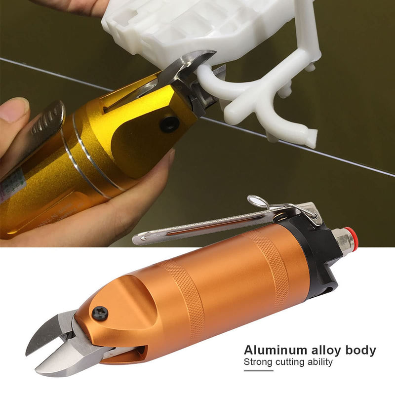 Pneumatic Cutting Pliers, Air Cutting Scissors, Air Wire Scissors, Pneumatic Cutting Pliers, Air Pneumatic Pliers, for Cutting Iron Stainless Steel Brass Wire (HS20-S5)