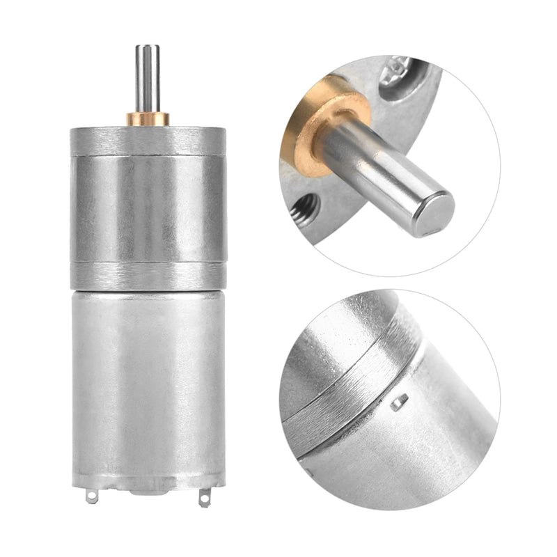 DC Gear Motor 25mm 12V 1000RPM Metal Gear Motor for Electronic Lock (12V 1000RPM)