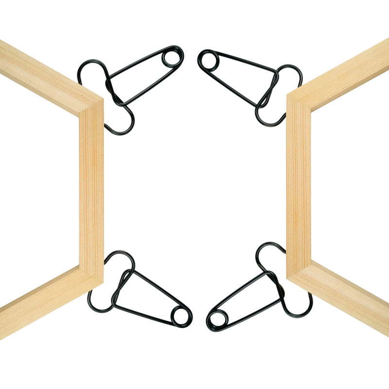 [Australia - AusPower] - Miter Spring Clamps Pliers for Woodworking, Including 8 Spring Clamps Black 