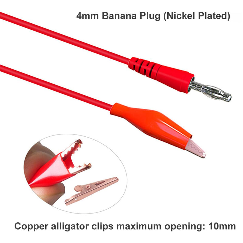 Back Probe kit 30pcs, Copper Alligator Clips to Banana Plug Test Lead, Automotive Test Lead Kits for Automotive Repair and Diagnostic Circuit Testing Blue