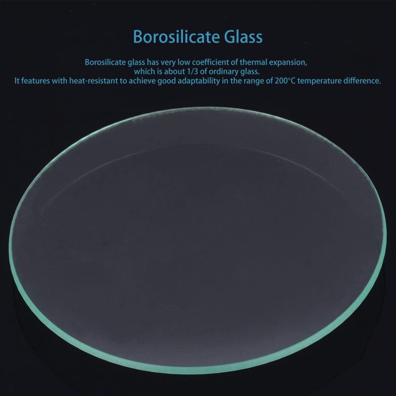 stonylab Watch Glasses, 10pk 150 mm Oblate Watch Glass Beaker Cover Set Ground Edge Borosilicate Glass Beaker Lid Evaporating Dish Cover for Laboratory School Science