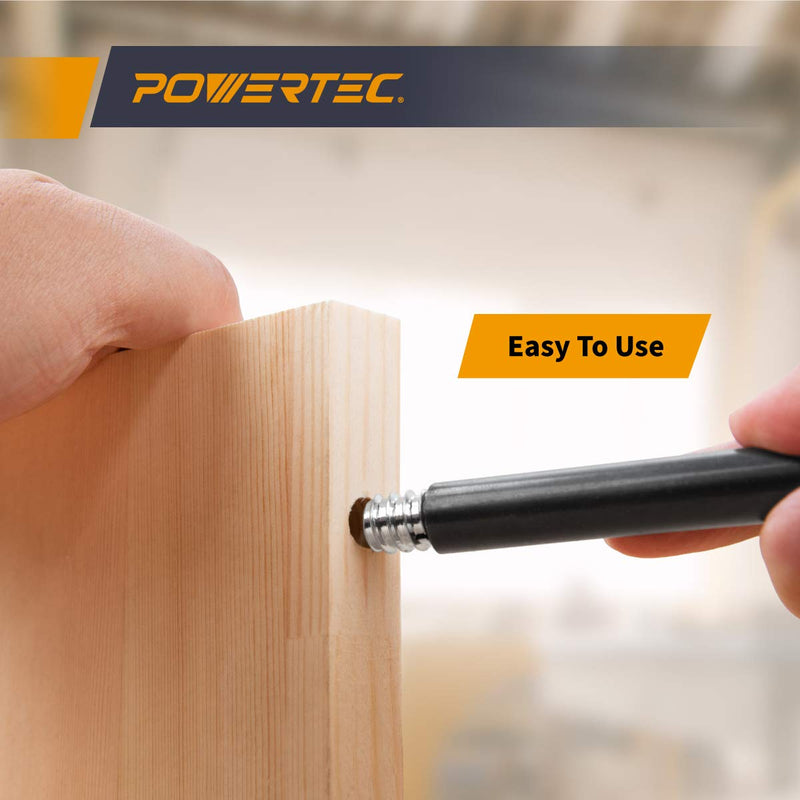 [Australia - AusPower] - POWERTEC 71383 T-Wrench | 1/4 20 Threaded Insert Installation Tool w/T-Shape Handle 1/4"-20 T Wrench 