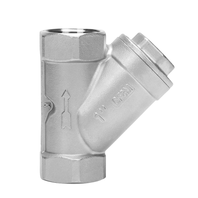 [Australia - AusPower] - 1 Inch Wye Strainer 100 Mesh Screen Filter Valve - 800 WOG SUS316 CF8M 1 Inch 