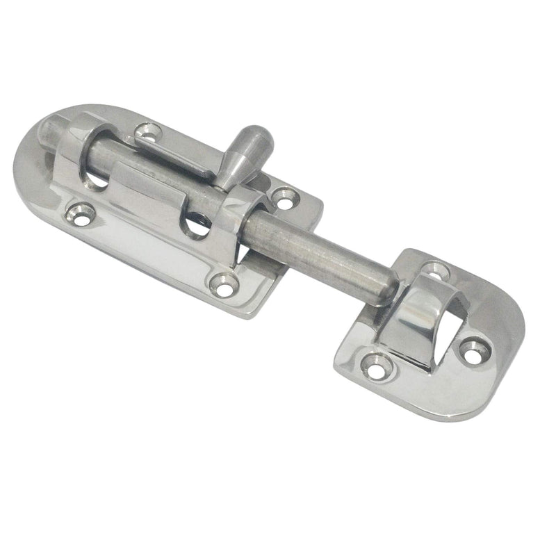 Marine 316 Stainless Steel Heavy Duty 4-3/8 Inch Locker Latch Slide Barrel Bolt for Marine Boat Window/Door/Hatch/Cabinet