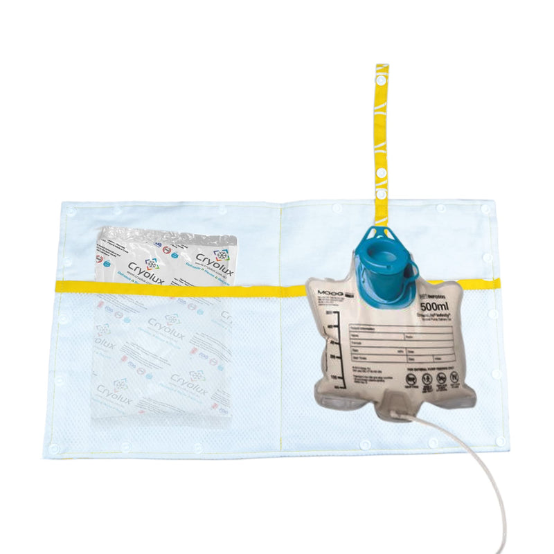 [Australia - AusPower] - G Tube Feeding Bag Cover for G-Tube or J Tube Enteral Feeding Pump Bag Cover Keep Your Feeds Cool Fits 500 ML Bag 
