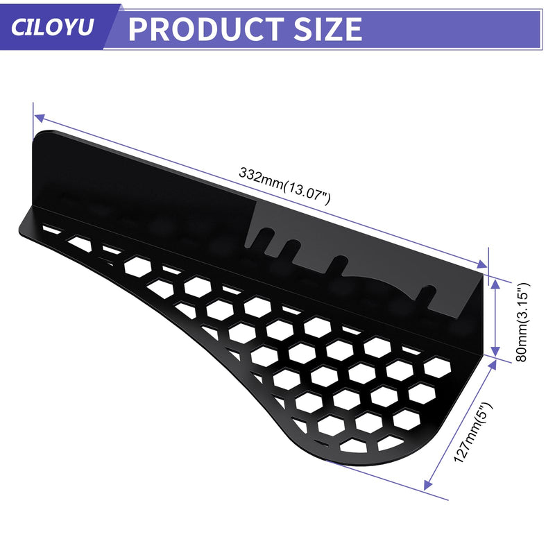 Mini Bike Clutch Cover Chain Guard Replacement for Predator 212 224cc 196cc GX160 Engine Coleman CT200U CT200U-EX BT200X CT100U CC100X Baja MB200 Doodlebug DB30 Motovox Mbx10 Mbx11 Parts black