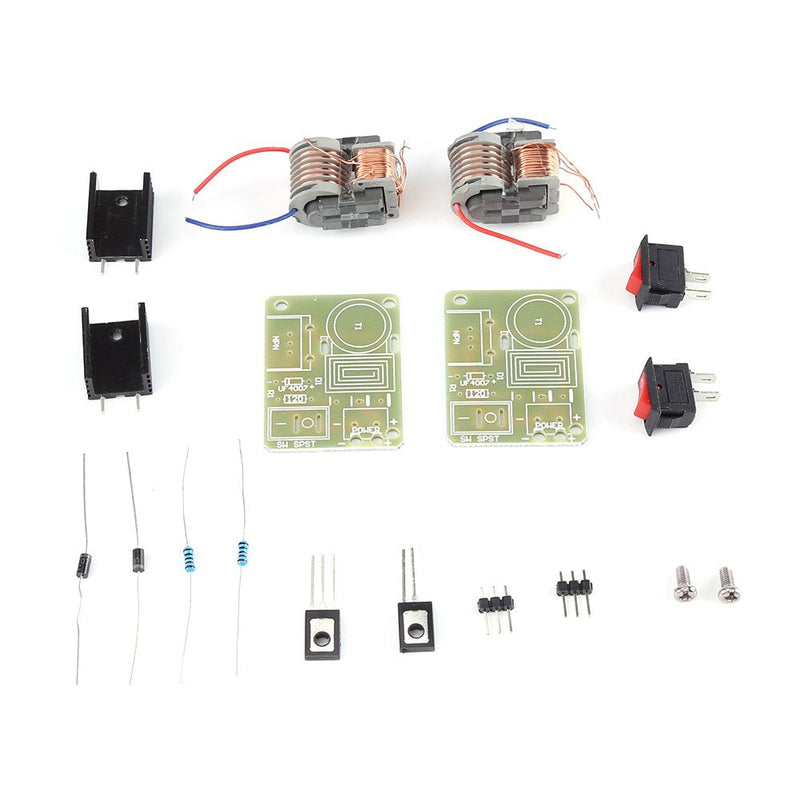 [Australia - AusPower] - Dioche High Voltage Generator, 2 Sets 15KV High Voltage Generator Inverter Arc Ignition Coil Module Disassembled Parts 