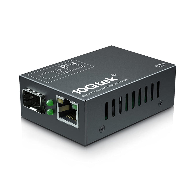 A Pair, Mini GE Media Converter SFP Slot, with a Pair 1.25G SFP Module, 20 km Bidi Single-Mode Single LC, 20km Mini size