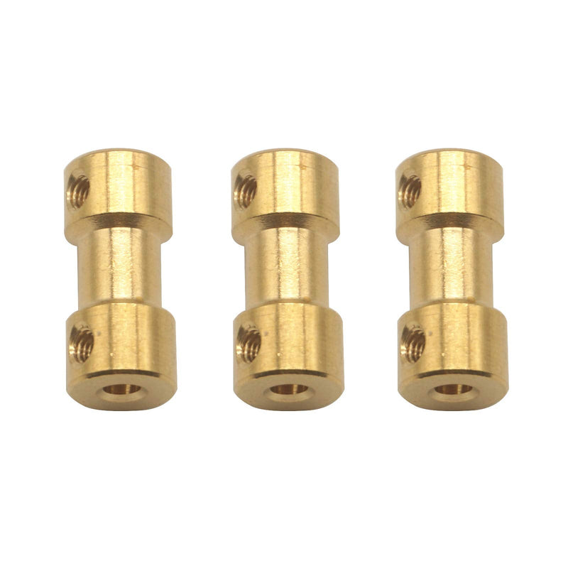[Australia - AusPower] - 6Pack Vgoohobby Brass Motor Shaft Coupling Coupler Connector Sleeve Joint Adapter for RC DIY Airplane Boat Robot (3mm to 4mm) 3mm to 4mm 
