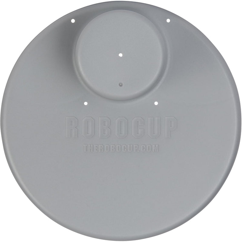 [Australia - AusPower] - Plate Accessory, in All 12 Colors, Conveniently Holds Your Food, Snacks, Drinks | Multi-Use Hands Free Project Work Station, Ruggedized Portable Design, Diameter of 8.5"/21.6 CM Gray 