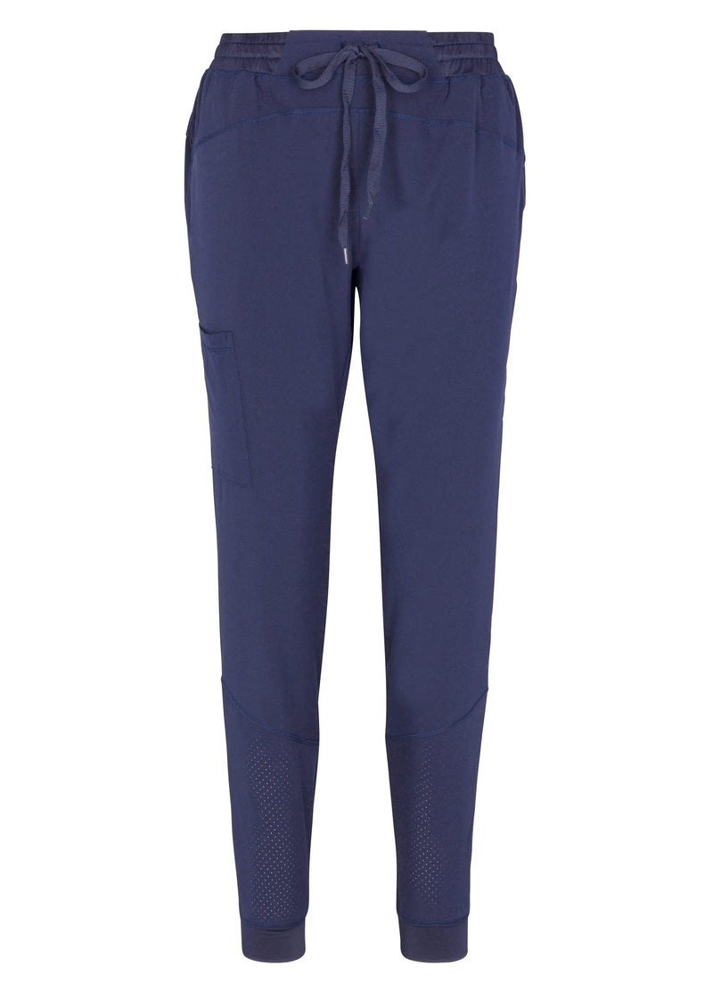 [Australia - AusPower] - Natural Uniforms Womens Cool Stretch Jogger Scrub Set True Navy Blue Medium 