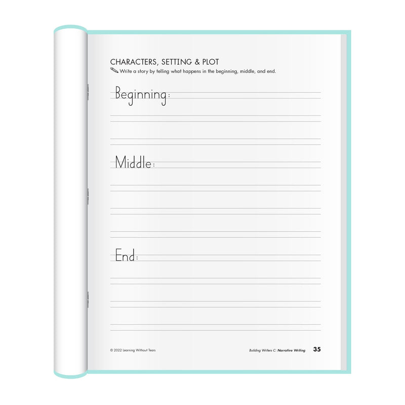 [Australia - AusPower] - Learning Without Tears Building Writers Student Edition, Age 7+, 2nd Grade+, Handwriting Without Tears, Narrative, Information, Opinion, Fluency, School & Home, Tutor, Sensory & Motor Skills, Sensory 