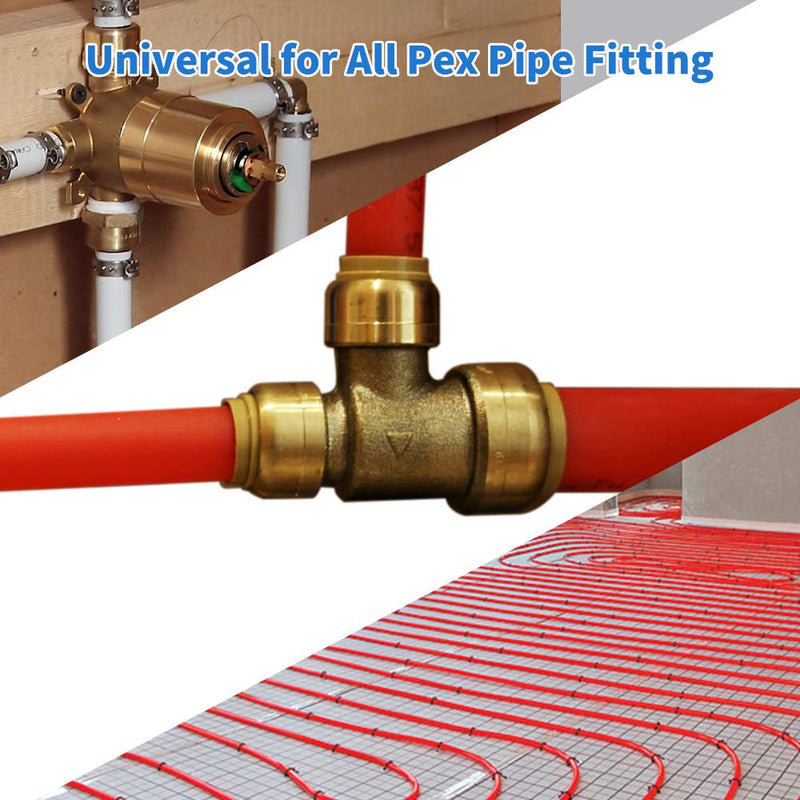 [Australia - AusPower] - 100PCS 3/4 Inch PEX Cinch Clamps Rings, 304 Stainless Steel PEX Fitting Clamps Pinch Clamps Ring Pex Crimp Rings for PEX Tubing Pipe Fitting Connections (Silver -3/4inch(100PCS)) Silver -3/4inch(100PCS) 