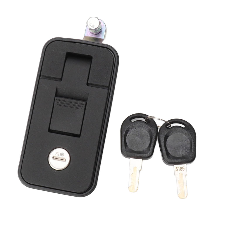 [Australia - AusPower] - Adjustable Lever Manual Compression Latches 3.7 X 1.8 Inch Zinc Alloy Wide Application Compression Latch Lock Heavy Duty with 2 Keys for Truck Trailers 