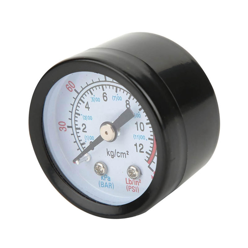 Air Compressor Pressure Gauge for Screw Piston Compressor, Pressure Gauge with 42 mm Diameter, Pressure Gauge for Air Compressors, Iron Shell Instrument