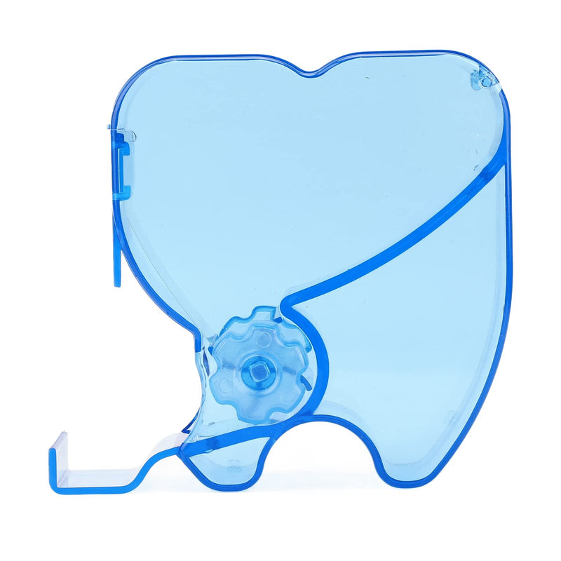 [Australia - AusPower] - YUYTE Cotton Roll Dispenser, Cotton Roll Box, Blue ABS Plastic, Streamlined Design, 