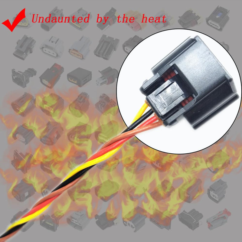 1PCS 4PIN Mass Air Flow Sensor Connector Plug Pigtail Harness 2014-2018 Replacement for Nissan Altima Juke Sentra Rogue AFH60M-48 22680-BV01A 22680-BV80B 22680-5RF0A 1000444-02 AFH60M-55