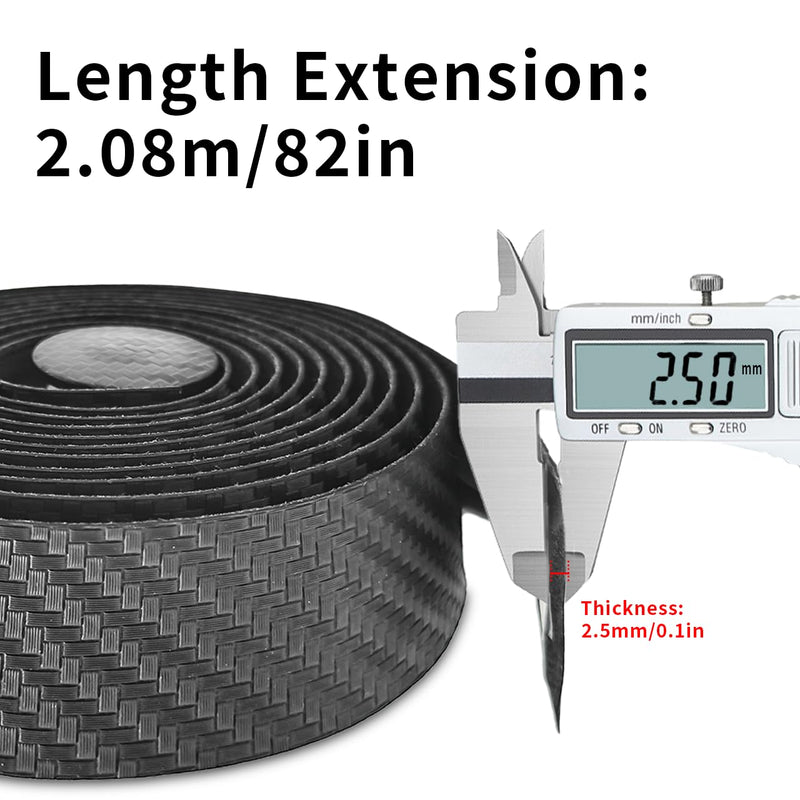 Bike Handlebar Tape, Black Bicycle Bar Tape, Bike Grip Tape 2.5mm Thick EVA Road Bike Handlebar Tape of Comfortable Non-Slip Shock Absorption for Road Cycling, Mountain Biking(2 Rolls Per Set)