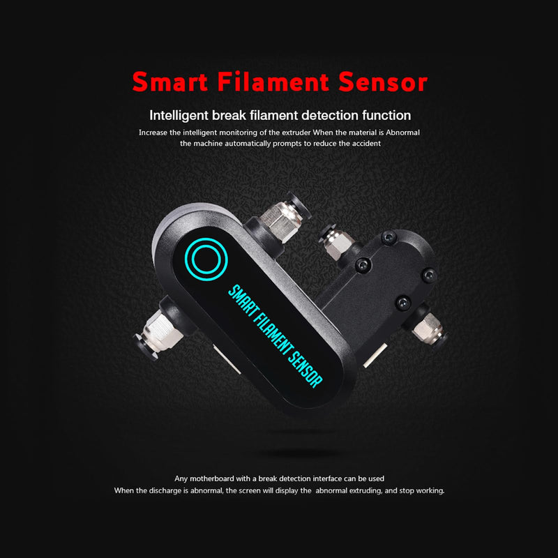 BIGTREETECH Smart Filament Runout Sensor, BTT SFS V1.0 1.75mm PLA/Filament Break Detection Sensor Compatible with Octopus V1.1/SKR Mini E3 V3.0/Octopus Pro/SKR V1.4 Turbo/Manta/SKR 3 Control Board