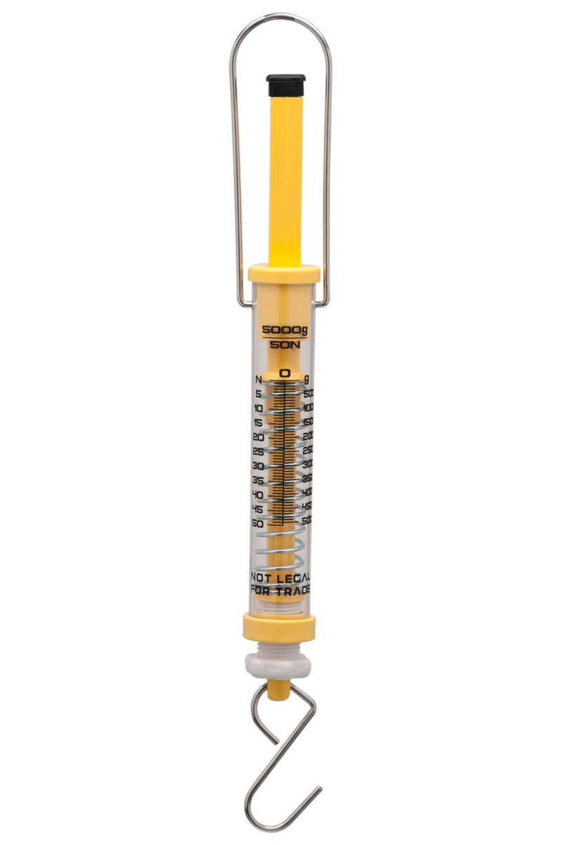 [Australia - AusPower] - Eisco - 5kg / 50N Push Pull Balance, Tubular Spring Scale, Dual Mass & Force Measurement, Transparent Acrylic Body, Physics & Mechanics Lab Equipment 