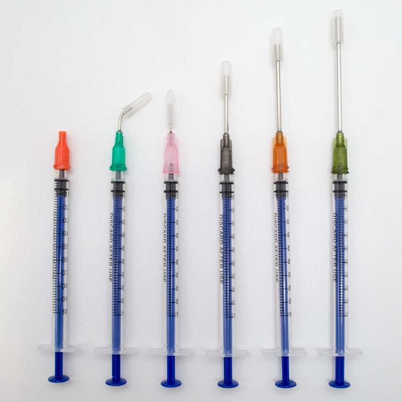 [Australia - AusPower] - Glue Applicator Syringe with Blunt Tip Needle and Cap, for Liquid, Glue, Ink, Perfume, Lip Gloss Making 
