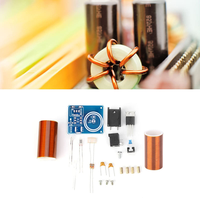 [Australia - AusPower] - Coil Kit Mini Coil LED LED Spark Plug Module DIY Electronics Kit DC12V (Kit) 
