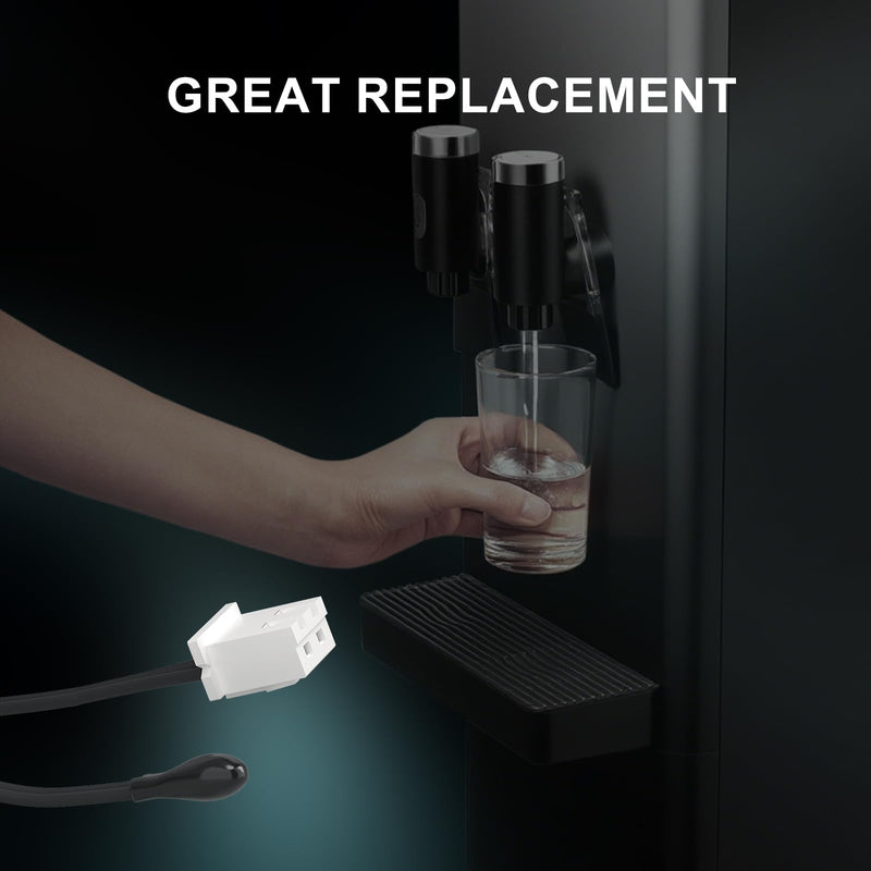 [Australia - AusPower] - DROK 10K Temperature Sensor Probe 5pcs, 1 Meter Waterproof Epoxy Resin NTC Temp Sensor Probe for Various Water Dispensers, Air Conditioners, Refrigerators, Freezers, Water Heaters, Dishwashers 5 