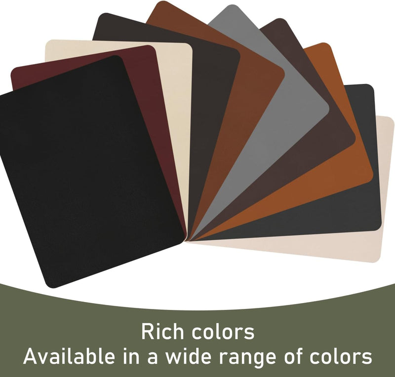 SYLVASS Self Adhesive Leather Repair Patches for Couch, Sofas, Furniture, Car Seats, Office Chairs, Pack of 2 Light Brown Lgiht Brwon