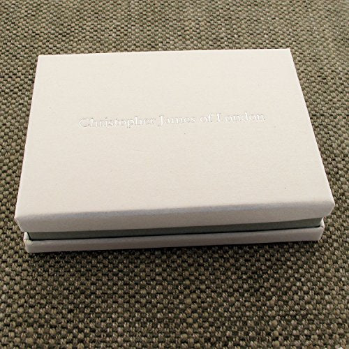 Christopher James of London CJoL - Solid 925 Sterling Silver 30" (76cm) 1.2mm Wide Box Chain In Gift Box - 6.2g