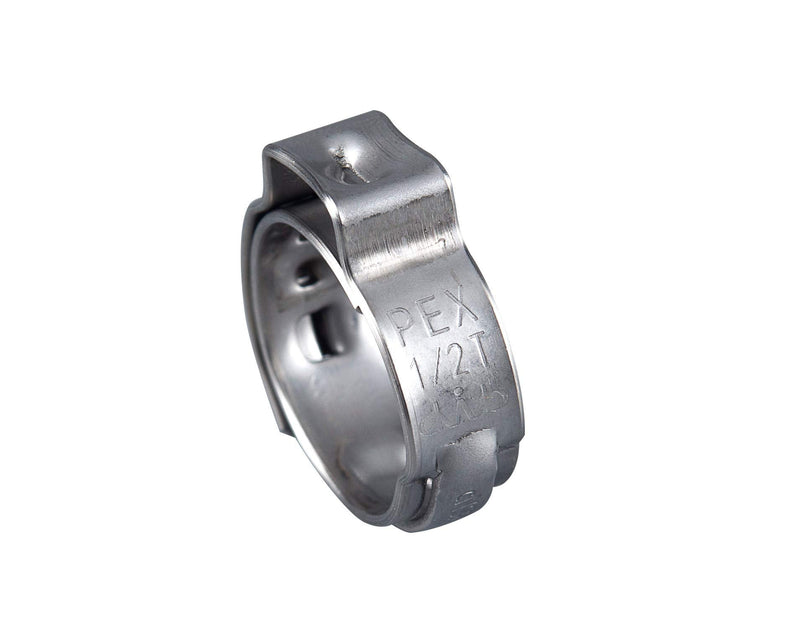 [Australia - AusPower] - 120-Pack EFIELD 1/2-inch Stainless Steel Pex Cinch Clamp Rings for Pex Tubing Pipes Pack 120 in Bottle 