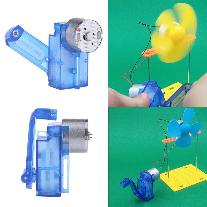 Hand Crank Driven Electricity Generator Mechanical Emergency Power Education Kits Hand Crank Generator Hand Generator Pedal Generator Science Kit 3V~6V