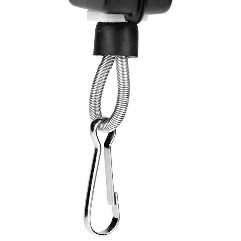 [Australia - AusPower] - ES620 Retractable Spring Pulley 0.6-2.0 kg Retractable Tool Holder Mounting Holder Hanging Black 