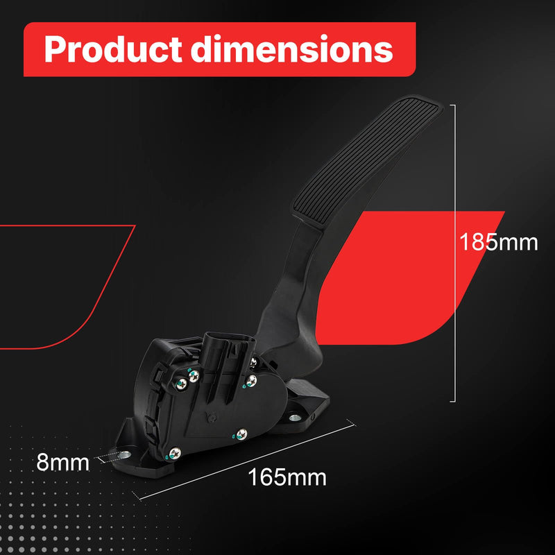 25832864 Acceleration Pedal with Position Sensor for Chevy Silverado 1500 2500 3500 Avalanche Suburban Tahoe/GMC Sierra Yukon Yukon XL/Cadillac Escalade/Hummer H2 Replaces# 699-105 15847349 15101848