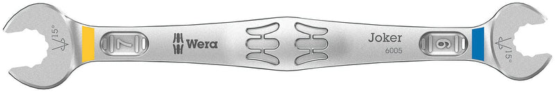 Wera - 05020314001 - Double open-ended wrench set, 6005 Joker 4 Set 1 Double open-ended wrench set, 4 pieces 4 pièces