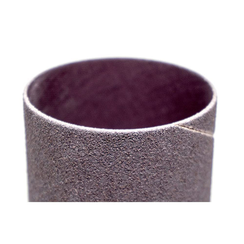 [Australia - AusPower] - Benchmark Abrasives 1" x 1" Aluminum Oxide Abrasive Spiral Bands for Rotary Tools, Drum Sleeves for Sanding Deburring Blending Polishing on Metals Plastic Wood Rubber (10 Pack) - 80 Grit 