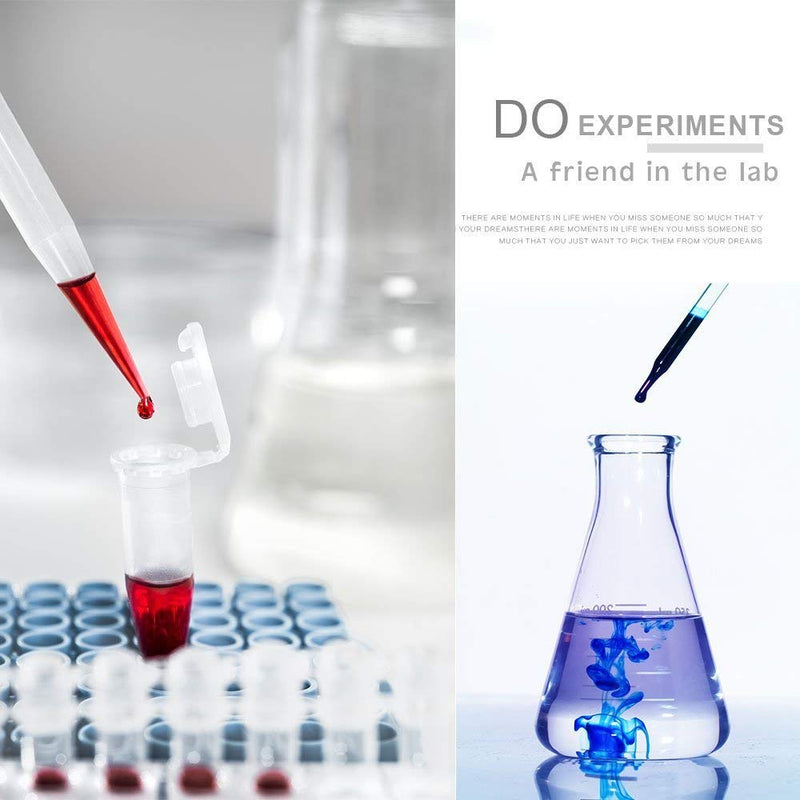 [Australia - AusPower] - moveland 200PCS 3ml Disposable Plastic Transfer Pipettes, Calibrated Dropper Suitable for Science Laboratory, DIY Art 200 
