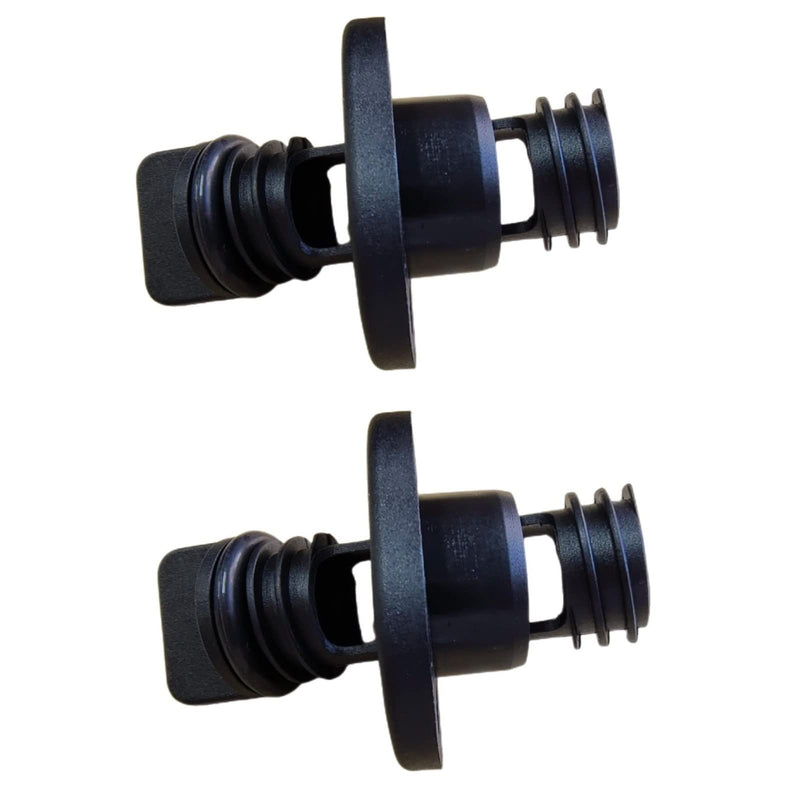 1" Screw Type Drain Plug for Skeeter Boats & Kayaks | 2PCS, with Rubber O-Ring, Thread, Compatible with Marine Boat