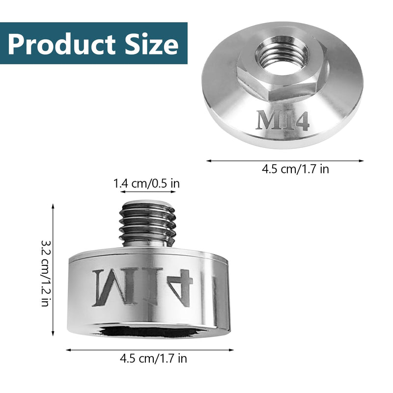 [Australia - AusPower] - M14 Adapter for Xlock with M14 Locking Nut, Angle Grinder Accessories, Quick Release Nut for Angle Grinder, Quick Release Nut for Angle Grinder 