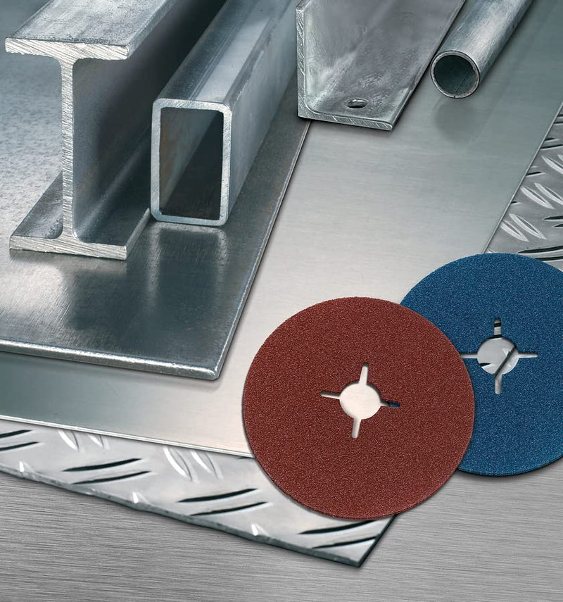 [Australia - AusPower] - Bosch Fibre Sanding Disc for Angle Grinder Corundum 2608605467-115 mm, 22 mm, 80 10 pieces (Pack of 1) 1 piece 