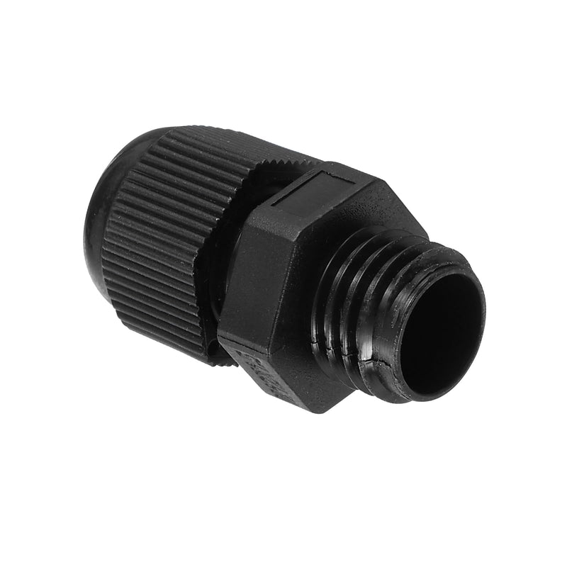 [Australia - AusPower] - uxcell 2 Pcs 8mm Dia G1/2 Thermowell Weldless Stainless Steel 304 with Cable Gland 200mm Length for Beer Fermenter,Black Black 